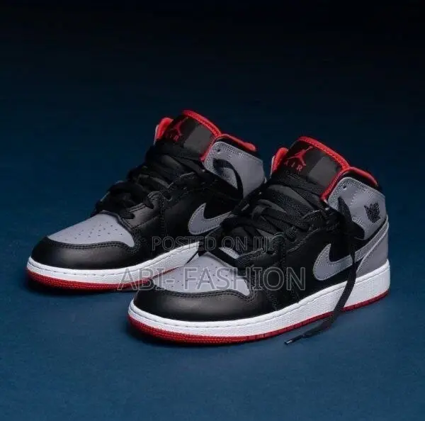 Nike Air Jordan 1 Mid Shadow Black Cement – New Arrival