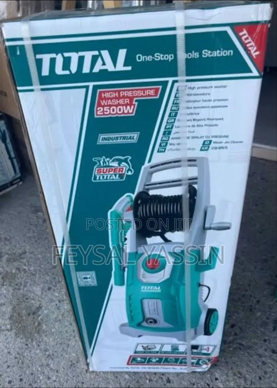 TOTAL TGT11246 High Pressure Washer - 2500W, 160 Bar (2300 PSI)