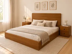 Elegant Modern Wooden BED