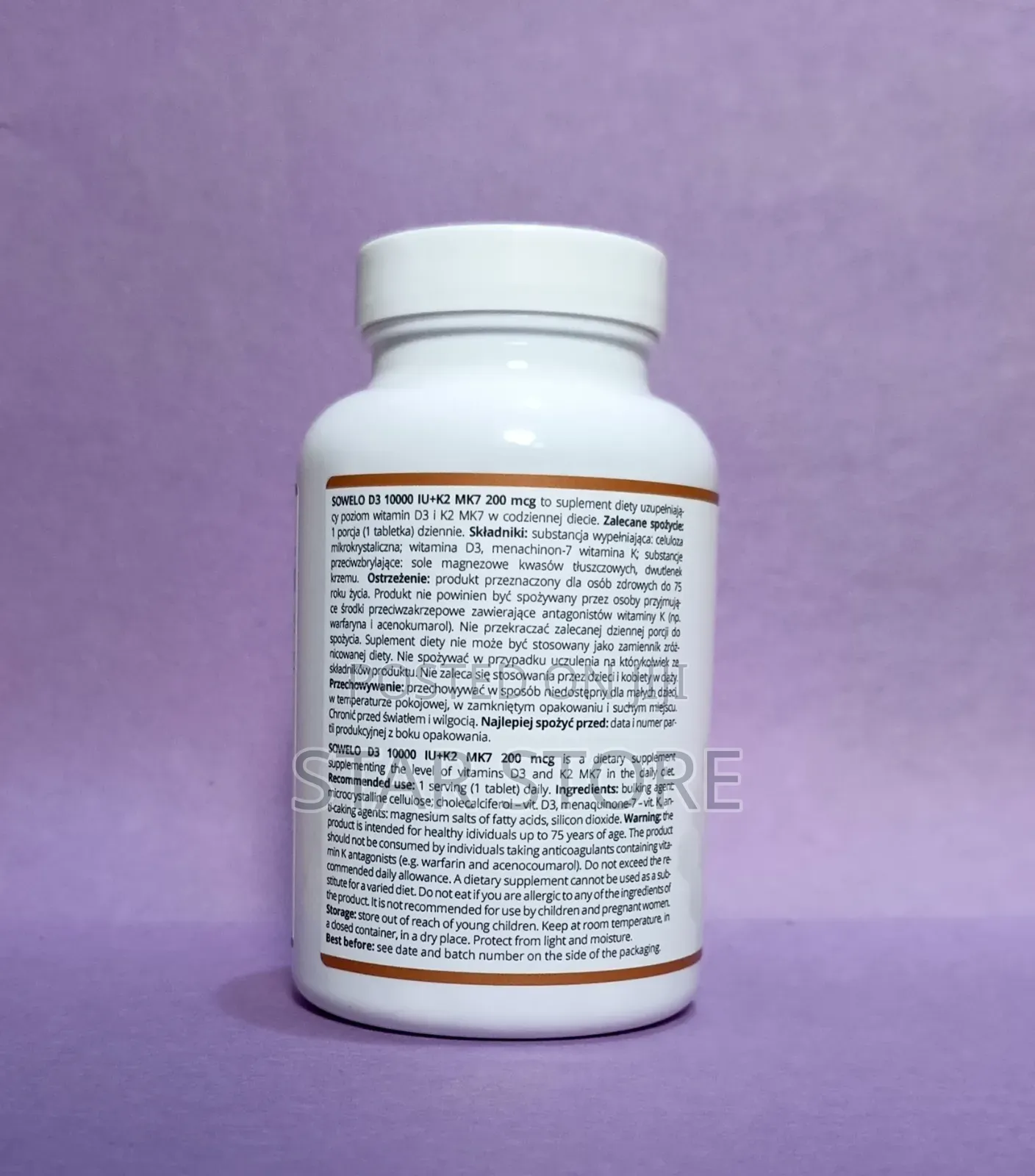 Vitamin D3 10,000 IU With K2(MK7)