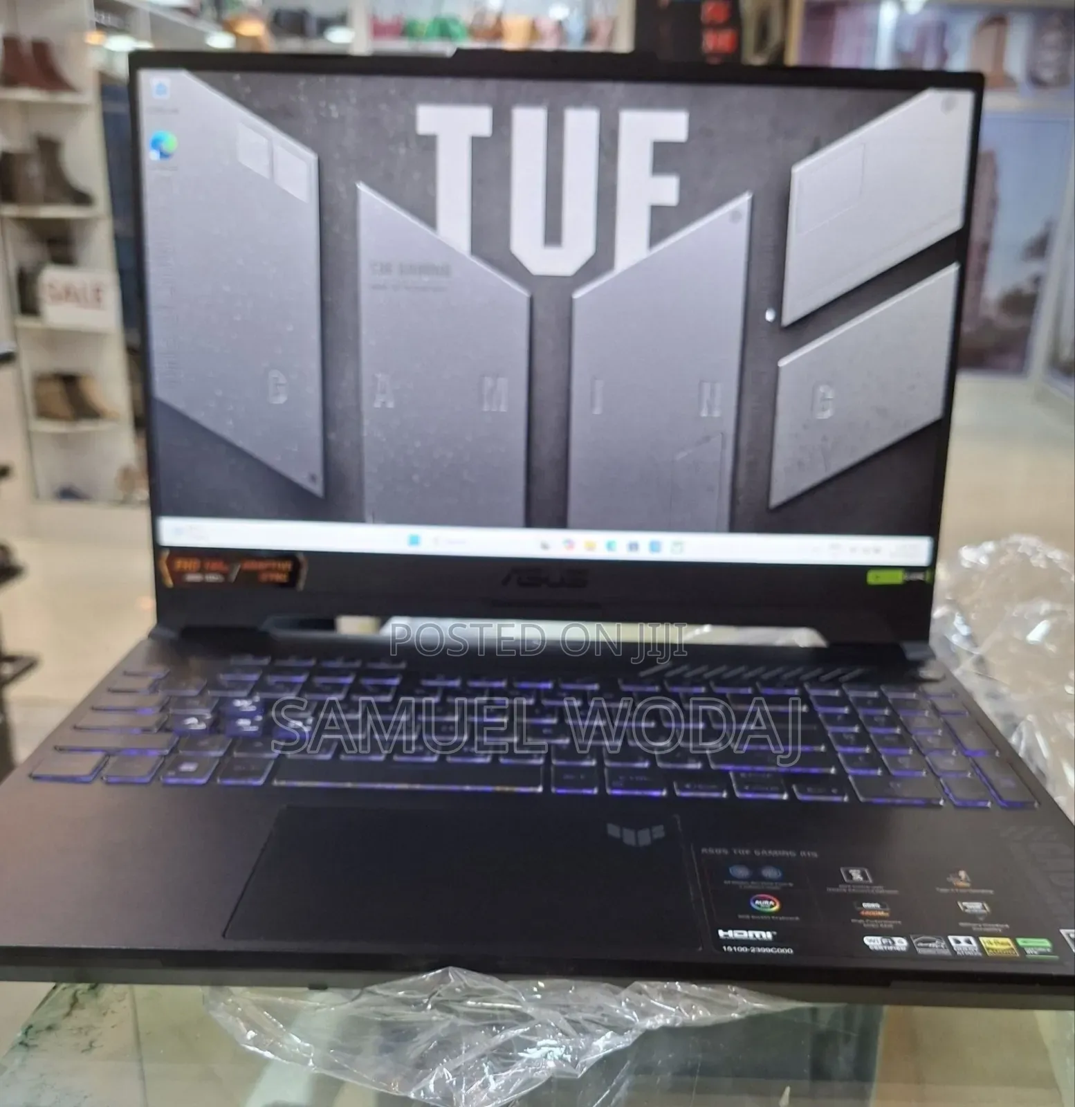 New Laptop Asus TUF Gaming A15 16GB Intel Core i5 SSD 512GB