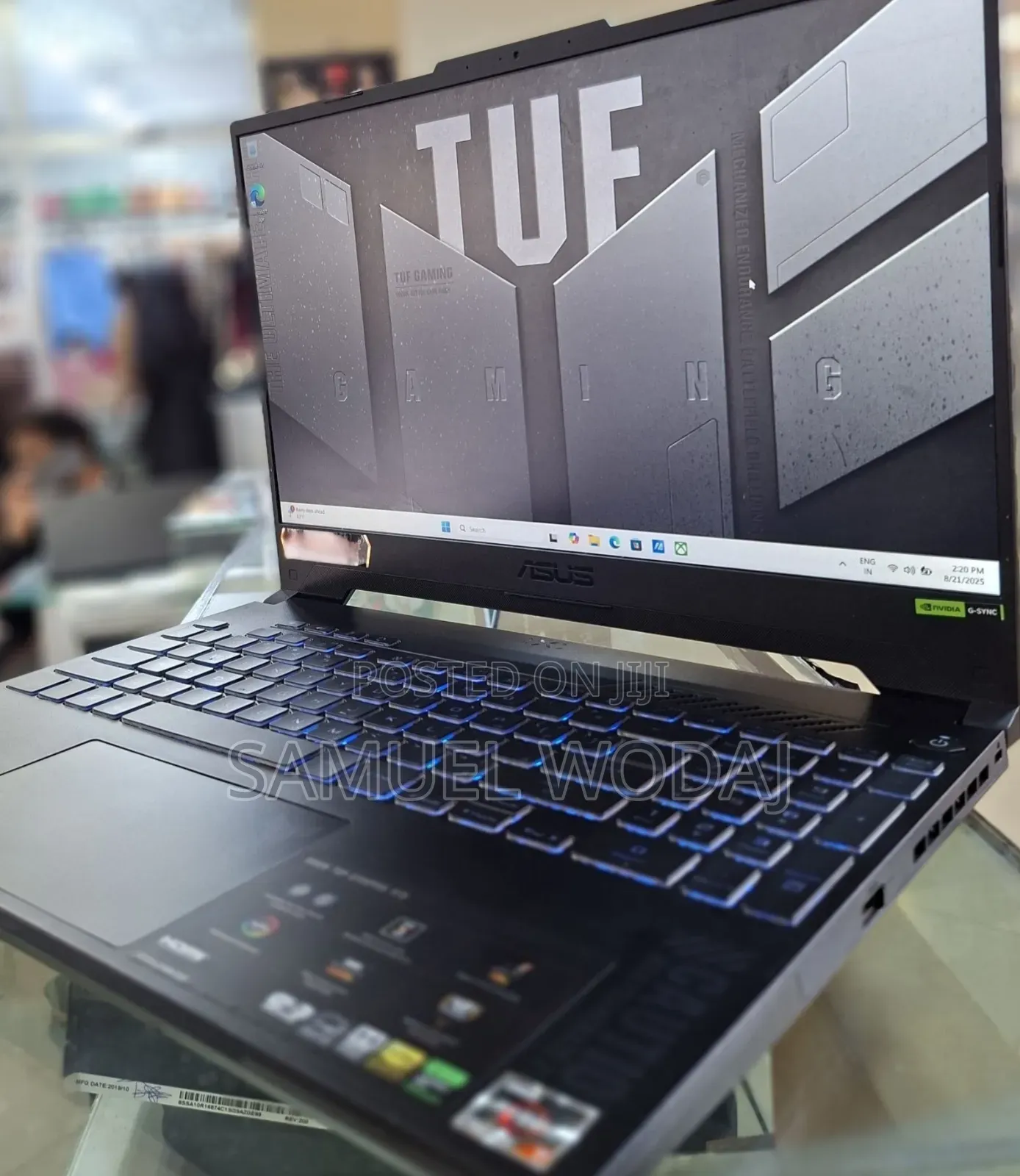 New Laptop Asus TUF Gaming A15 16GB Intel Core i5 SSD 512GB