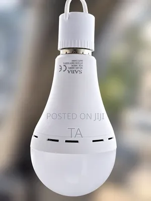 Saba 9w Emergency Led Bulb ቻርጅ የሚደረግ አምፖል
