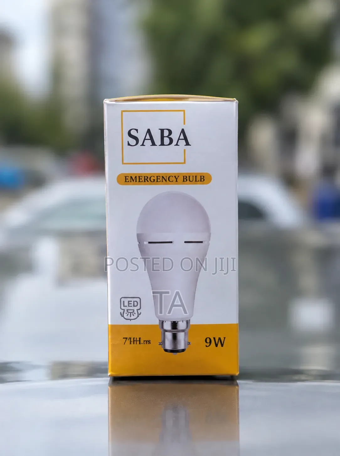 Saba 9w Emergency Led Bulb ቻርጅ የሚደረግ አምፖል