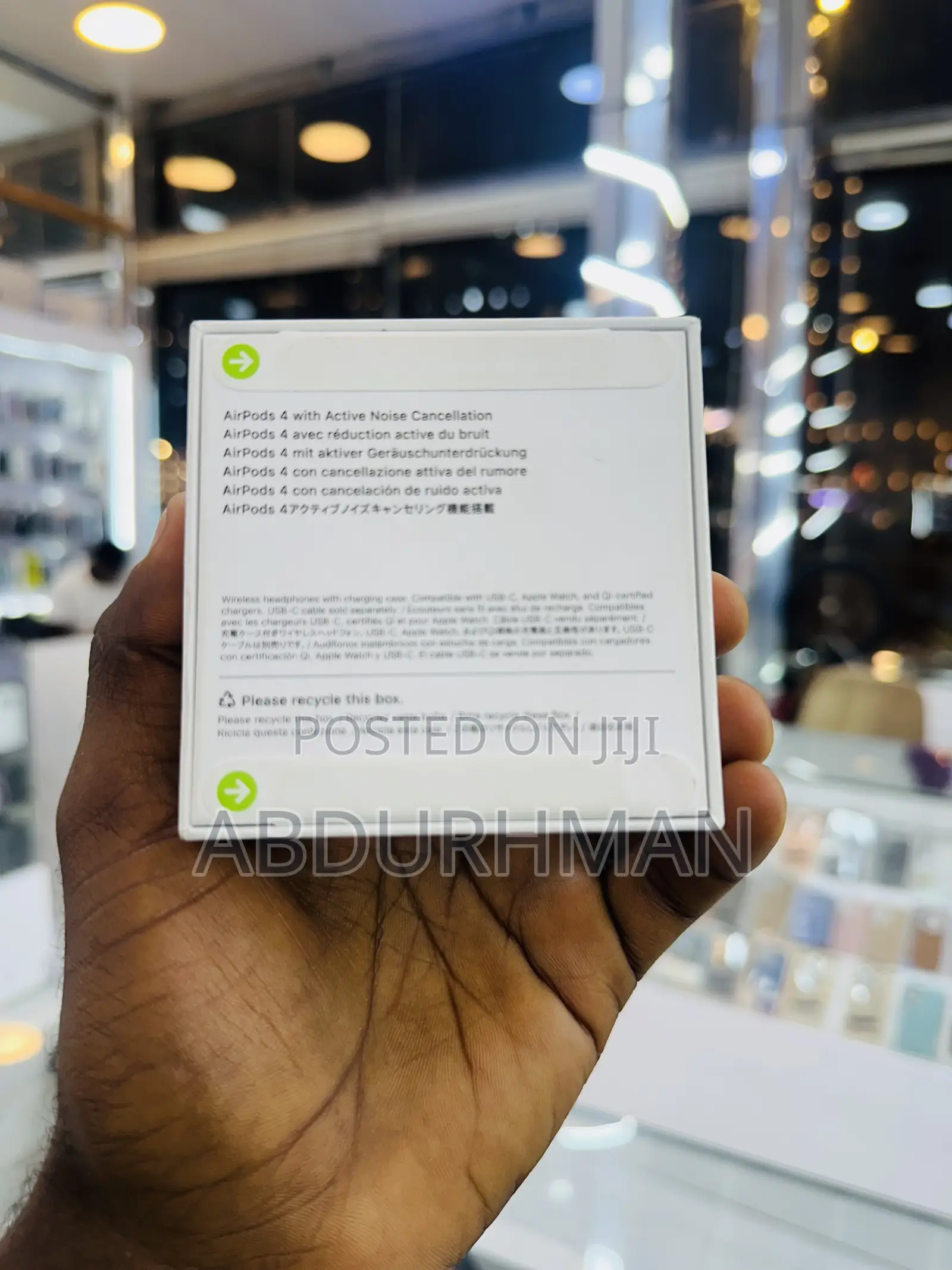 Air Pods 4 Active Noise Cancellation