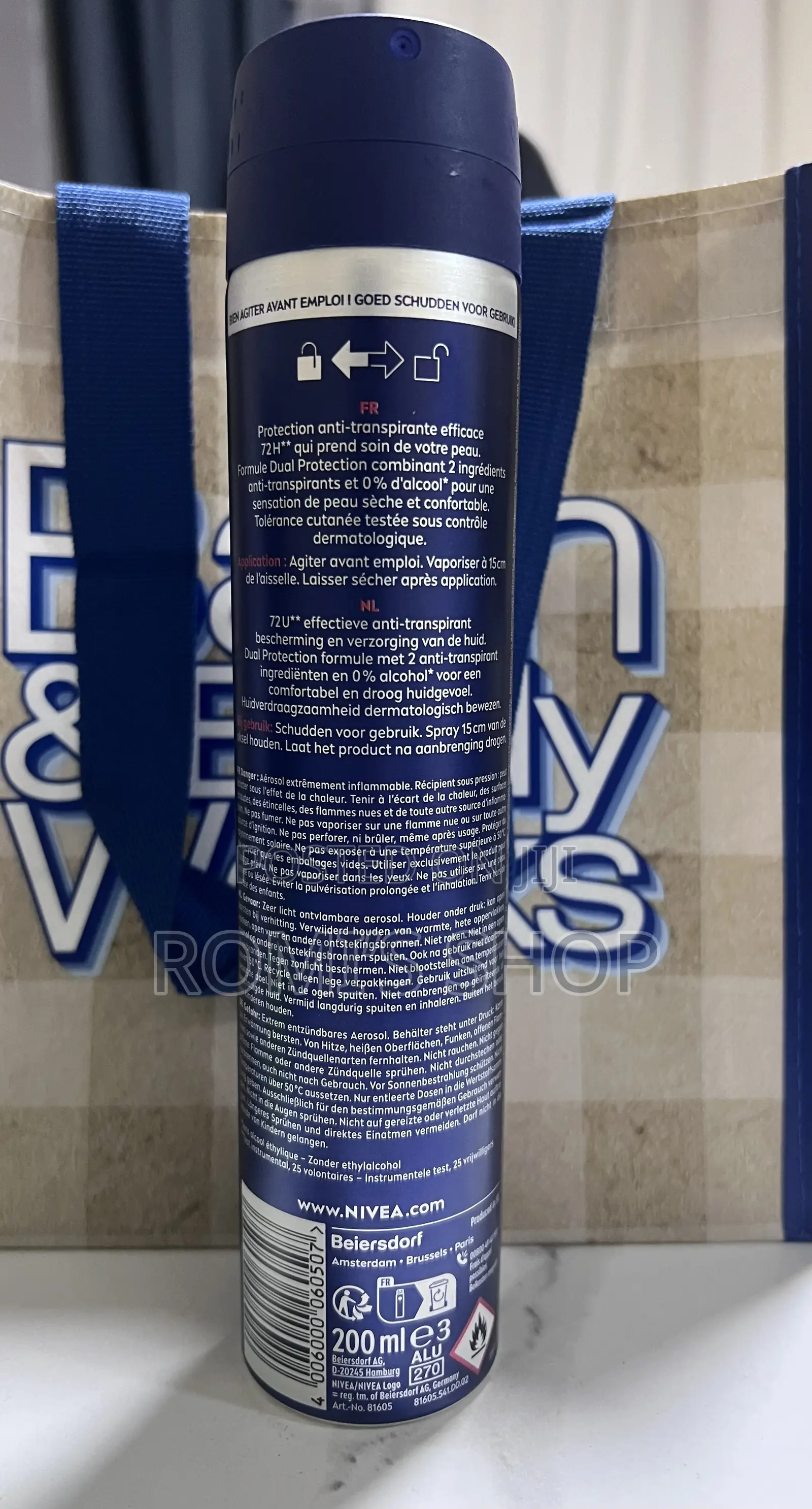 Original Nivea Spray Deodorant From France
