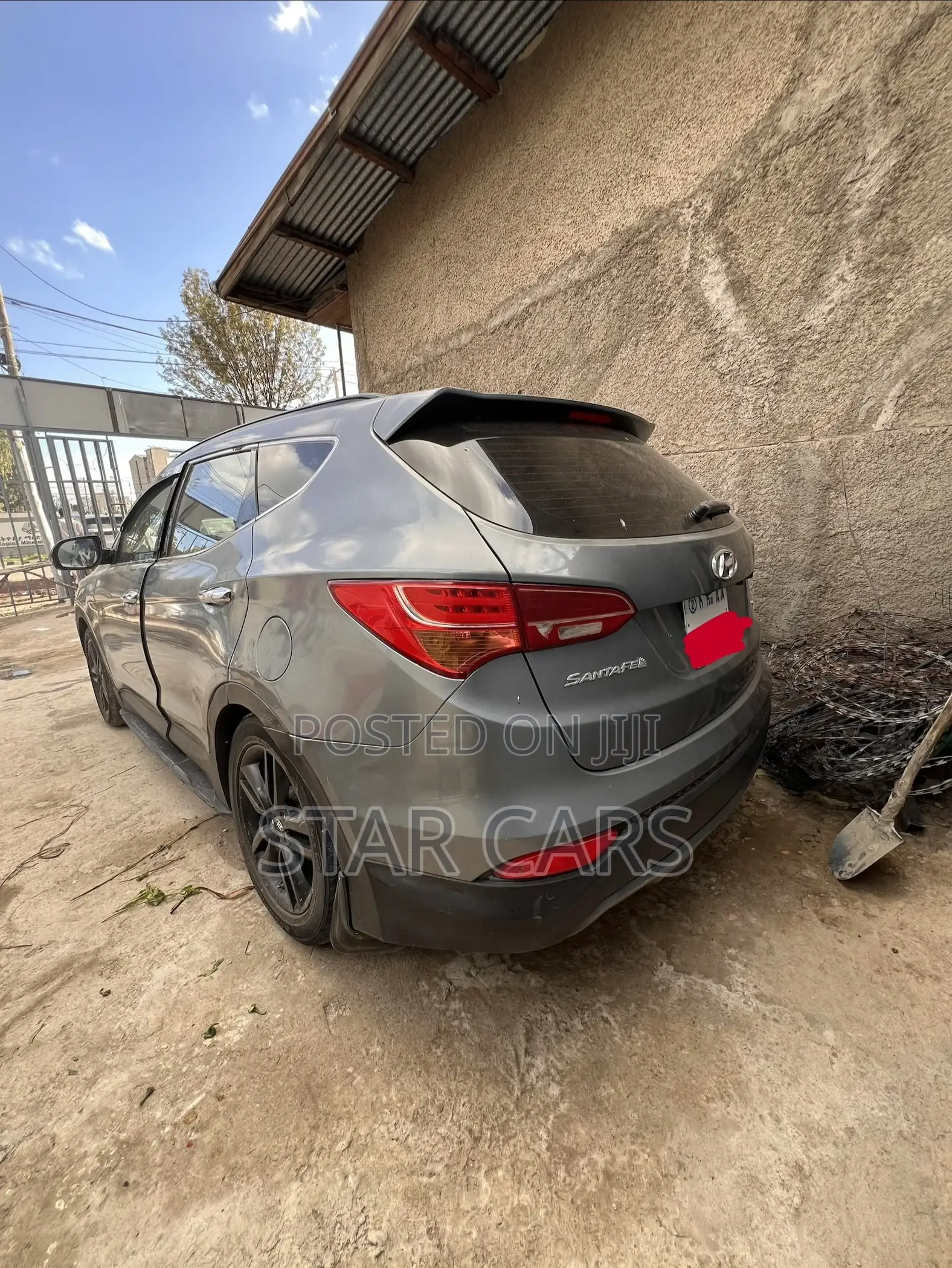 Hyundai Santa Fe Limited FWD 2016 Gray