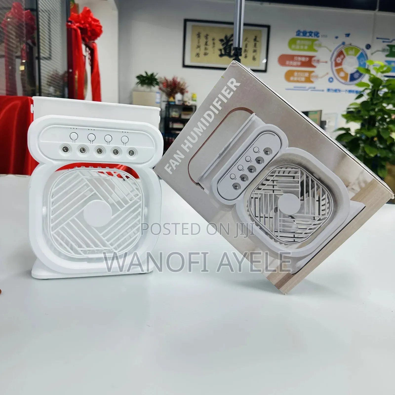 Duel Use Air Cooler Fan and Humidifier