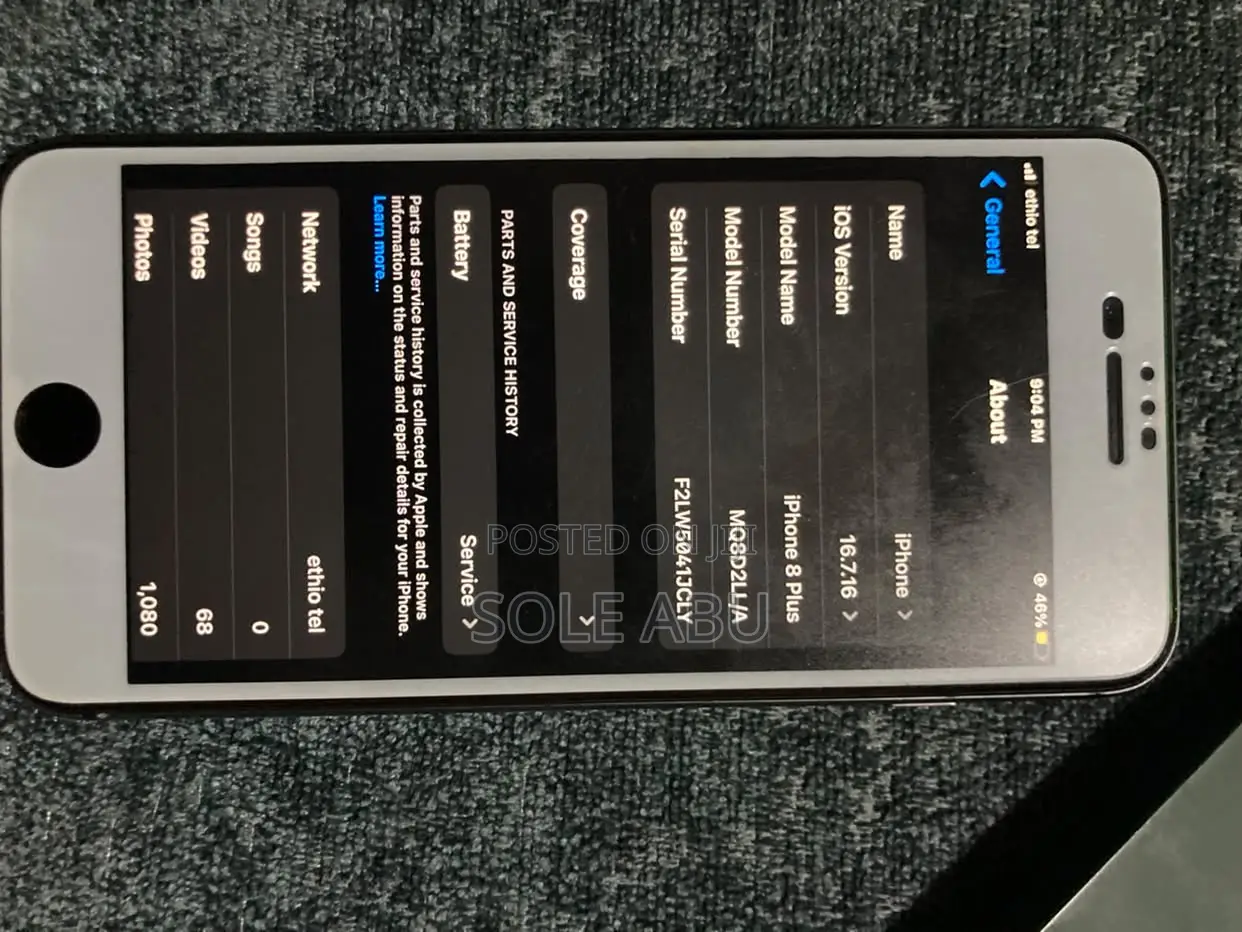 Apple iPhone 8 Plus 64 GB Black