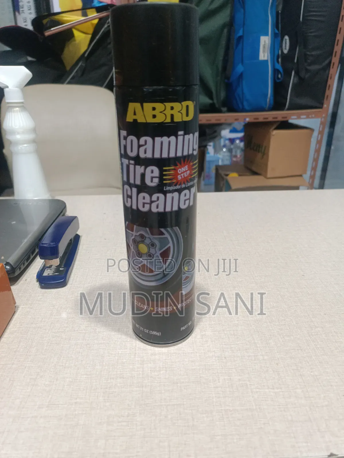 የጎማ ማጥቆሪያ ABRO Tire Shine & Cleaner Spray (Original U.S. Brand)