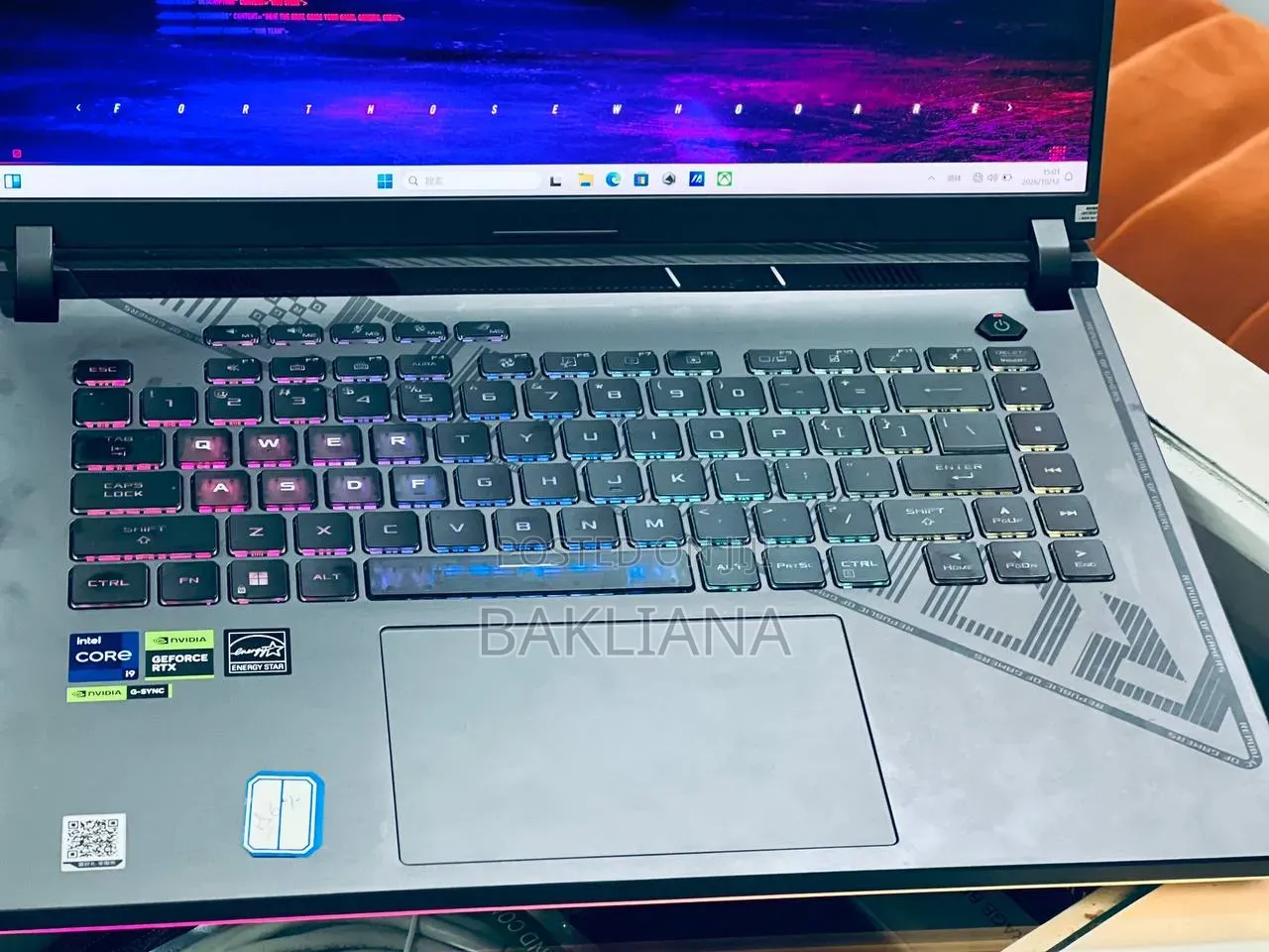 New Laptop Asus ROG Strix G15 16GB Intel Core i9 SSD 1T