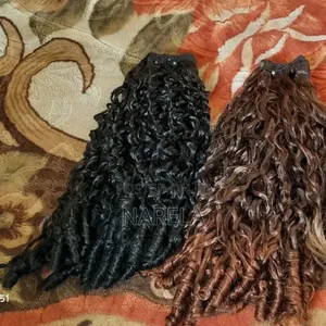 Black Pixie Curly Hair &Coffee Brown Pixie Hair for Women | NARÉLA