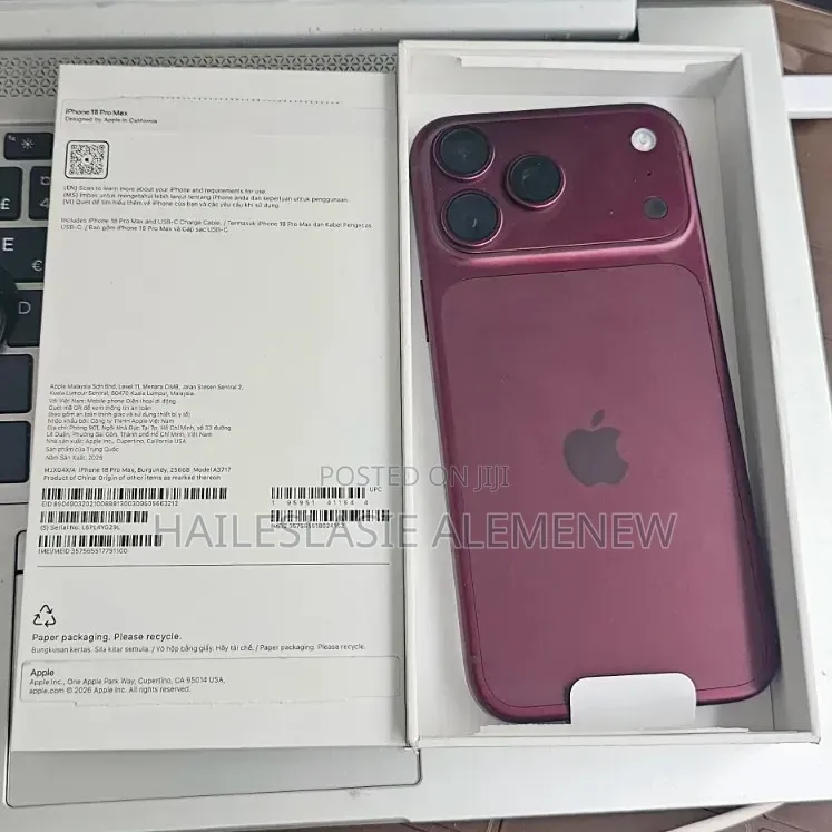 New Apple iPhone 18 Pro Max 256 GB