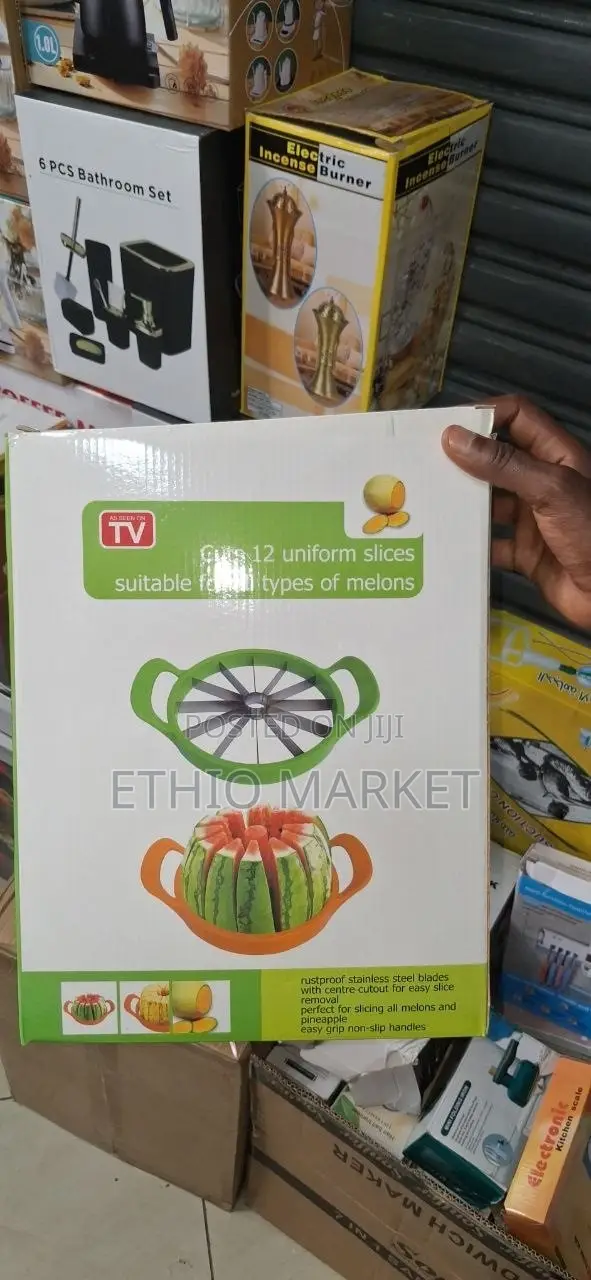 የሐብሐብ መቁረጫና መክተፊያ መሣሪያ
