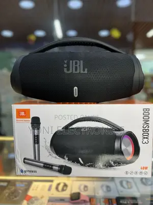 JBL Boomsbox3 Portable Wireless Speaker With Microphones