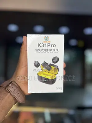 K31Pro Collar Clip Button Microphone