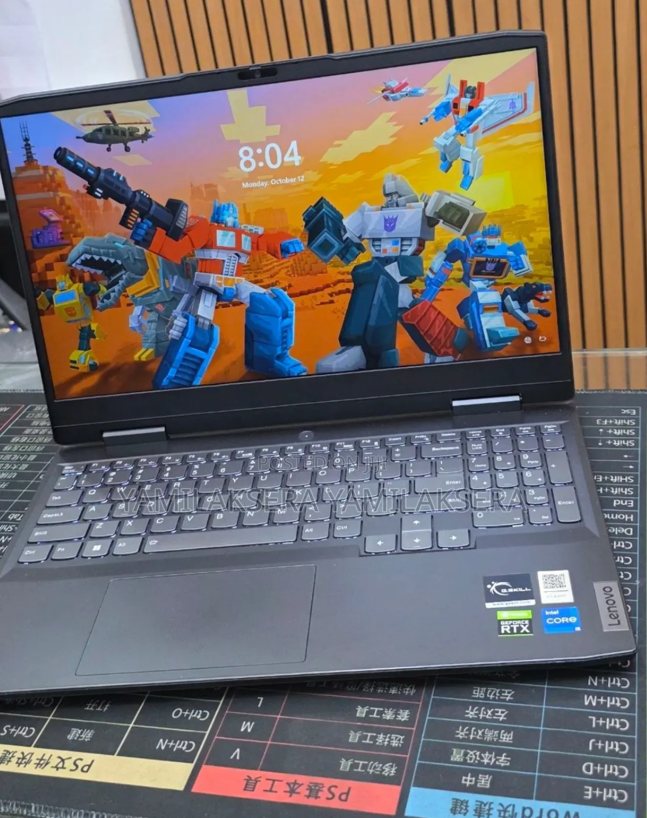 New Laptop Lenovo LOQ 15ARP9 16GB Intel Core i5 SSD 512GB