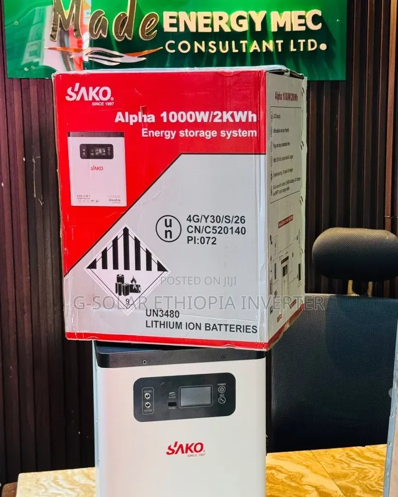 1000W /2kwh All in One Solar System -1000w Out Put - 2000Wh Lifepo4