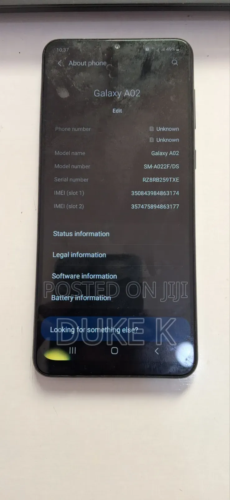 Samsung Galaxy A02 32 GB Black