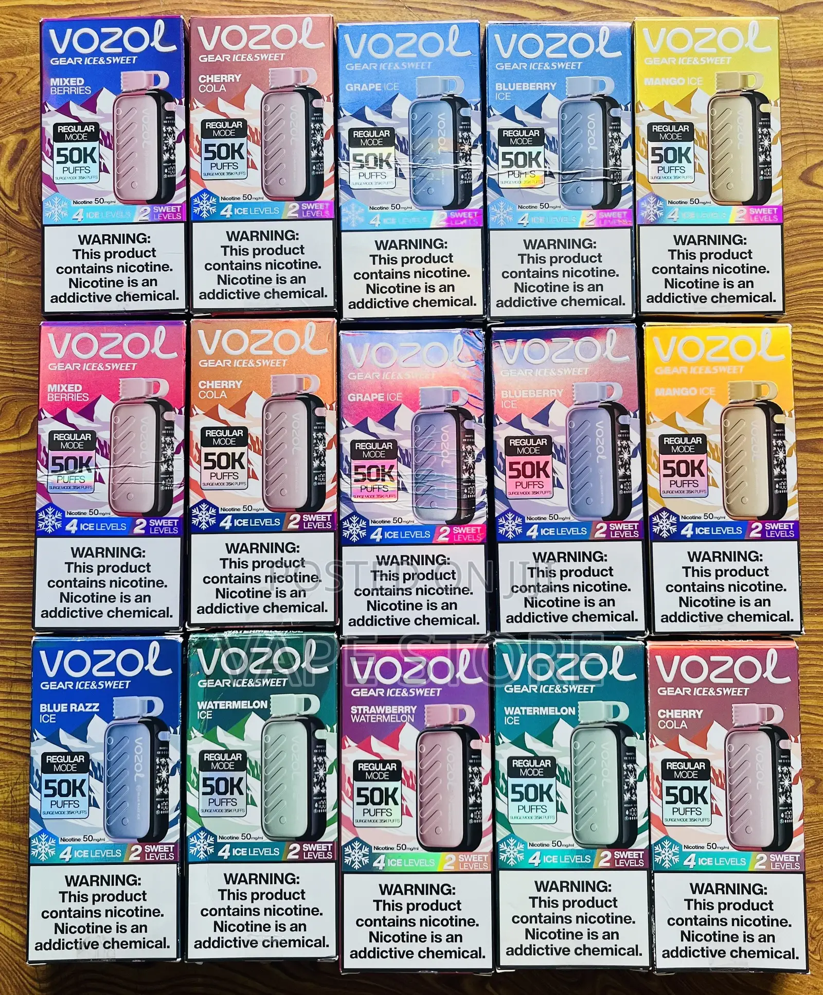 Vozol Gear 50000 Puff With Many Choices