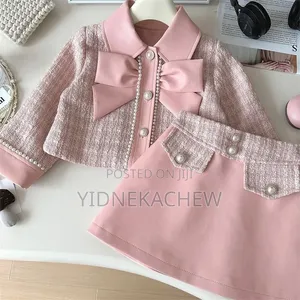 Rose Colour Girls Out Fit