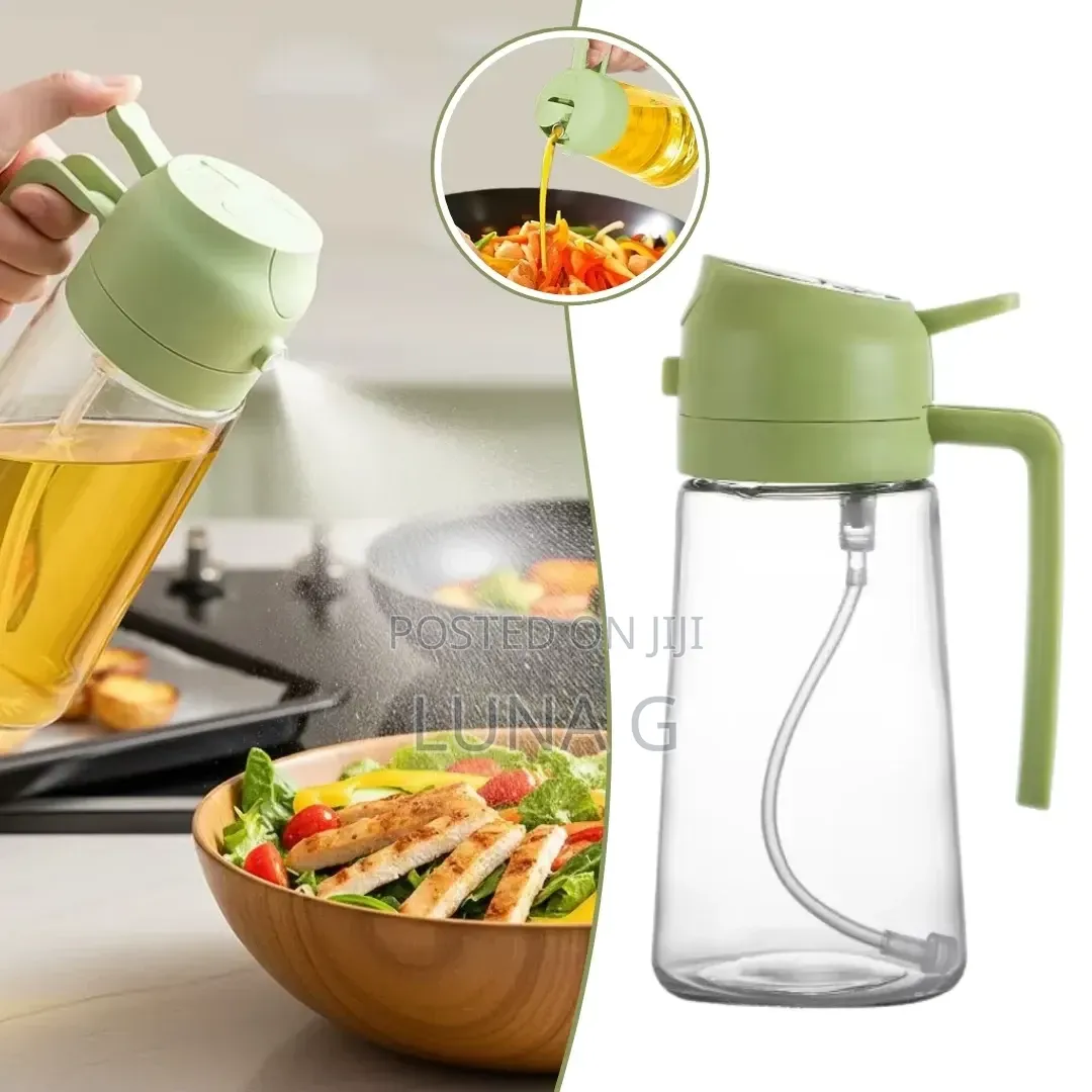 2-in-1 Oil Dispenser and Sprayer Bottle