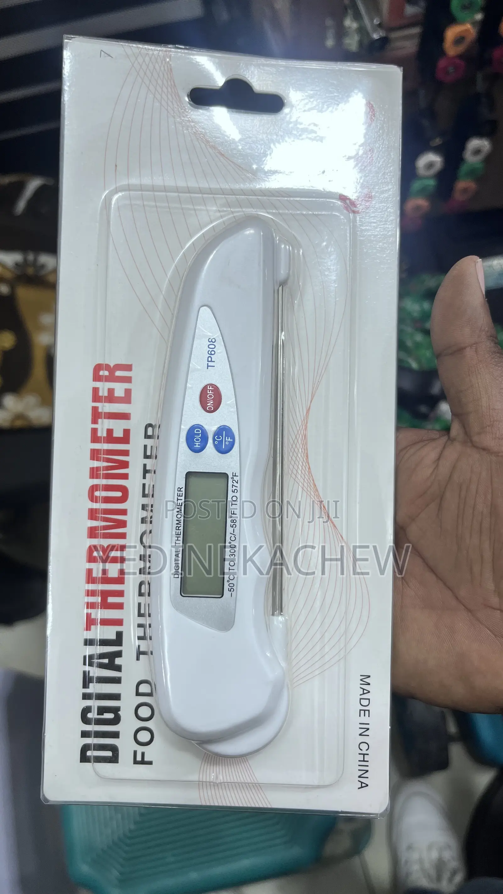 ዲጂታል የምግብ ቴርሞሜትር (Digital Food Thermometer - Model: TP608)