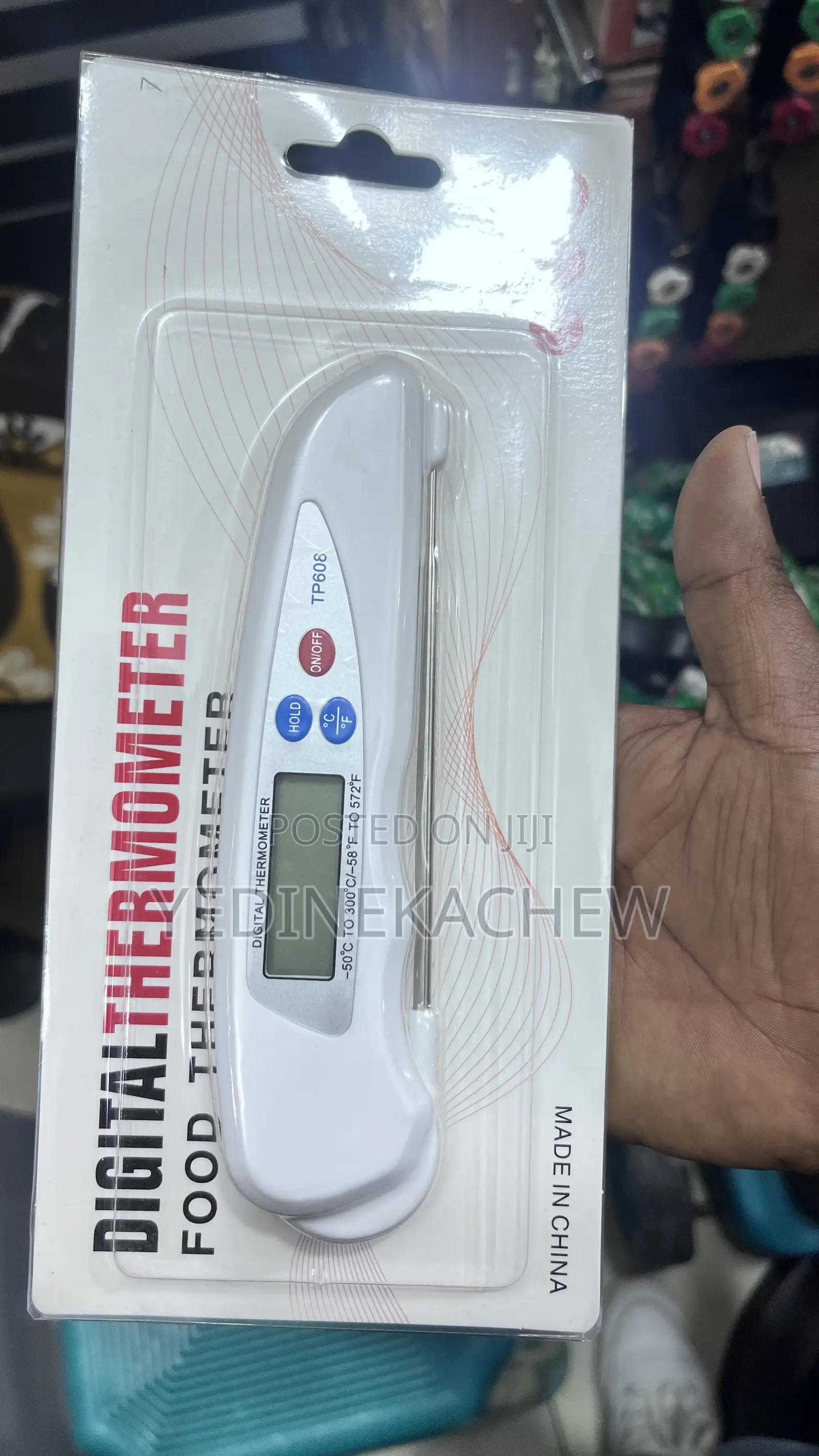 ዲጂታል የምግብ ቴርሞሜትር (Digital Food Thermometer - Model: TP608)