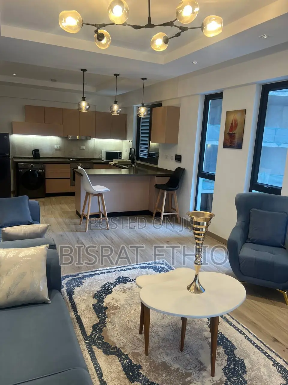 Furnished 1bdrm Apartment in Bole Rwanda for rent