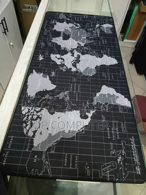 World Map Desk Mat / Large Mouse