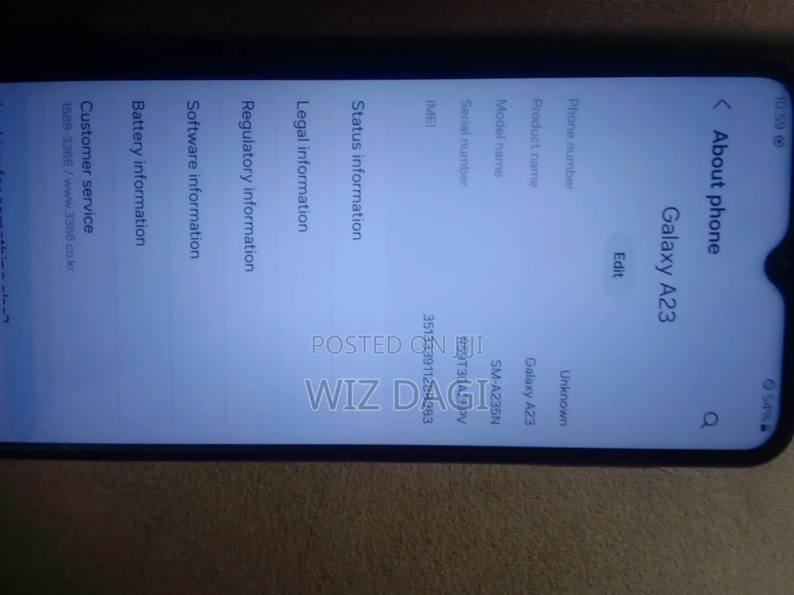 Samsung Galaxy A23 128 GB Black