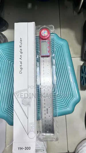 ዲጂታል የማዕዘን መለኪያ መስመር (Digital Angle Ruler - Model: YH-300)