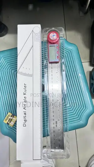 ዲጂታል የማዕዘን መለኪያ መስመር (Digital Angle Ruler - Model: YH-300)