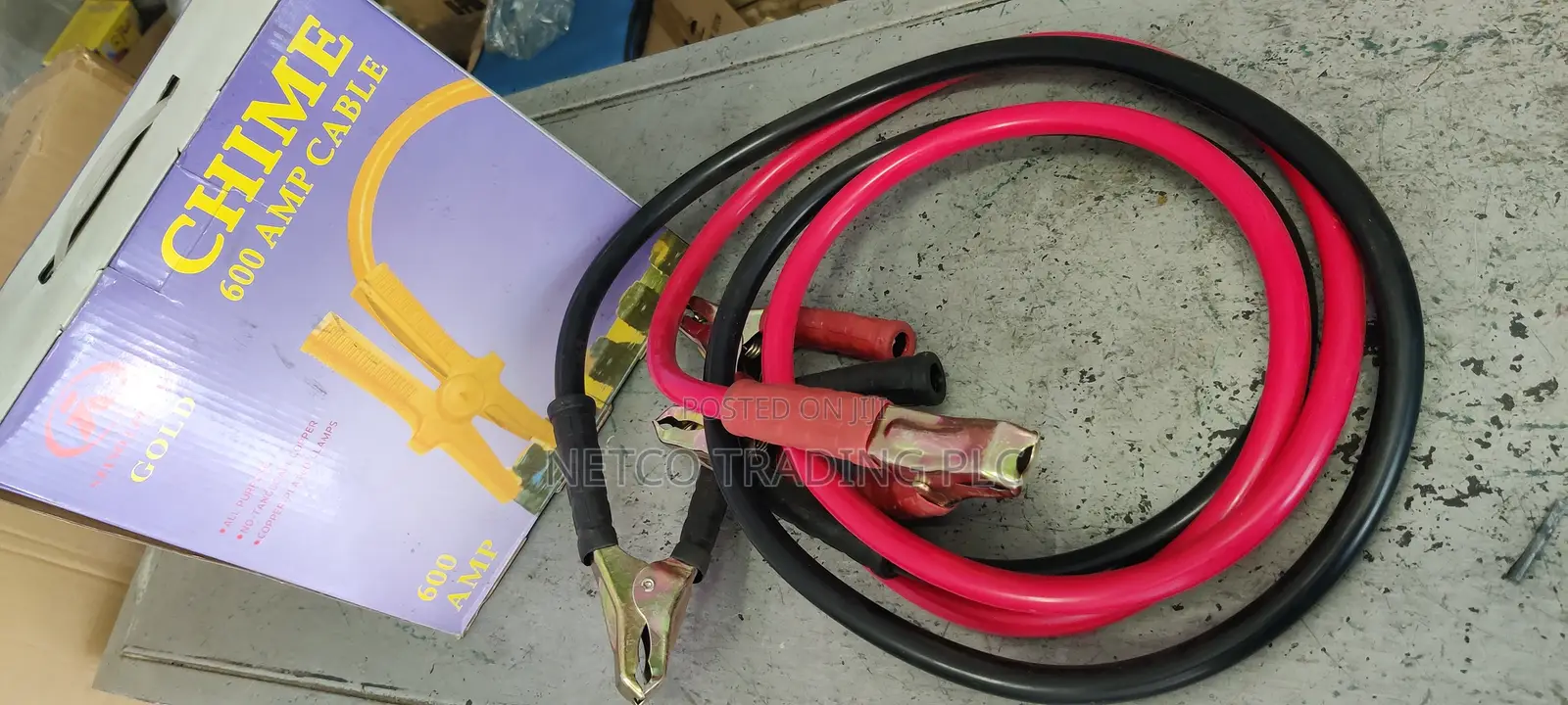 Booster Cable 600Amp 2 Meters