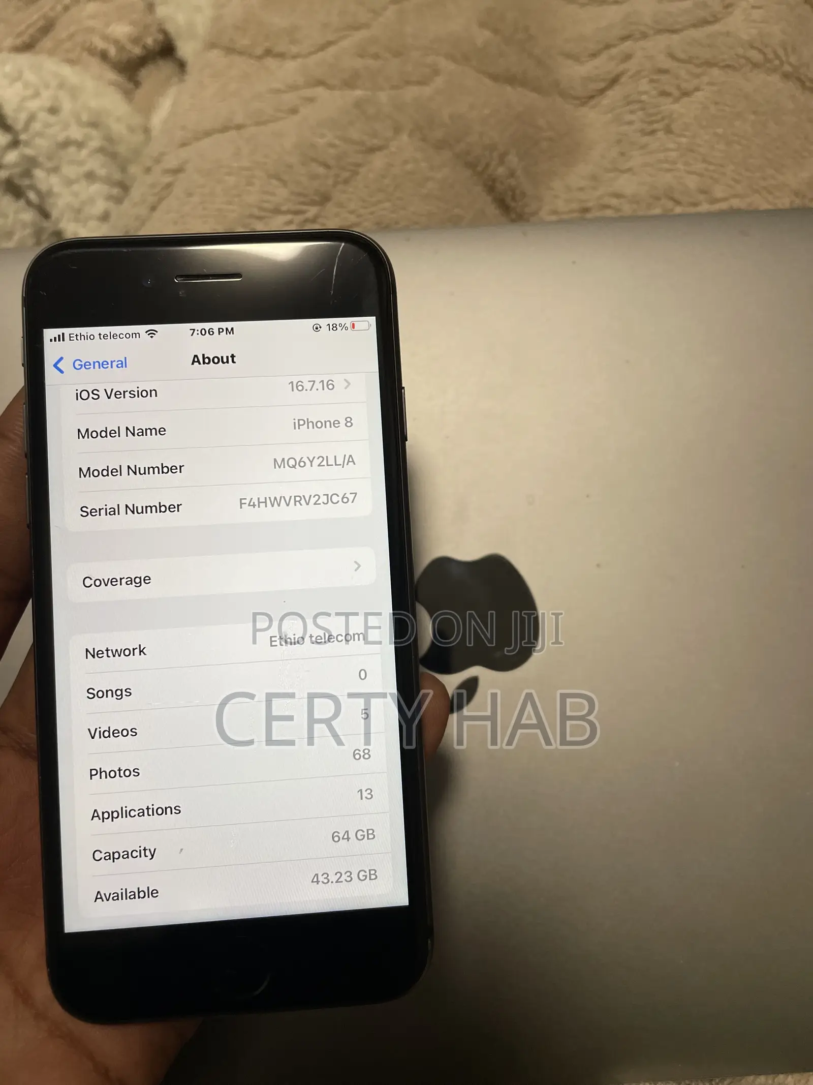 Apple iPhone 8 64 GB Black