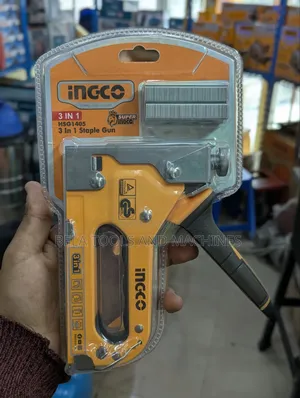 INGCO 3-in-1 Staple Gun (Model: HSG1405) Manual Staple Gun Shutter