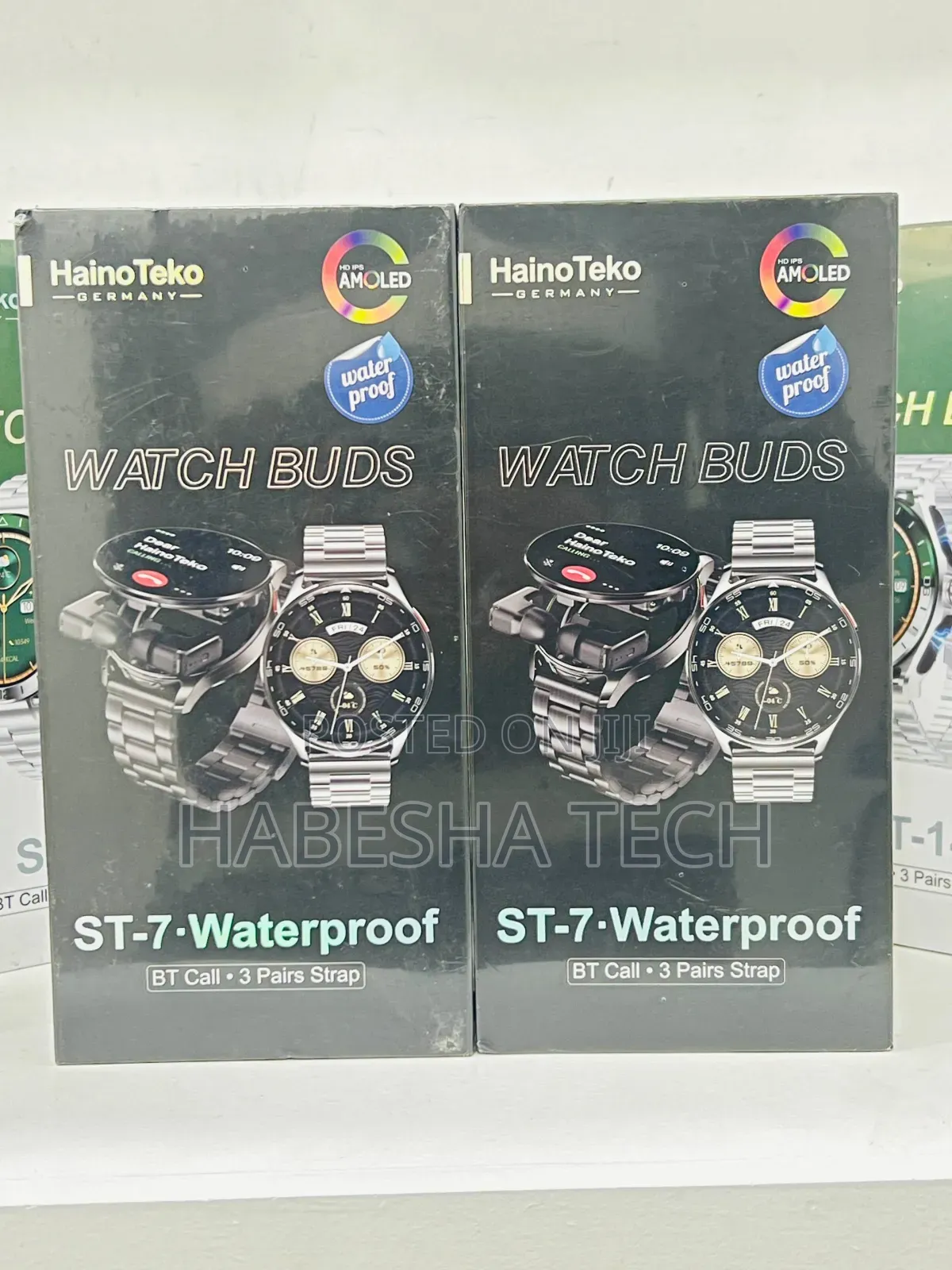 HainoTeko ST-7 Waterproof Smartwatch – Airpod Fusion