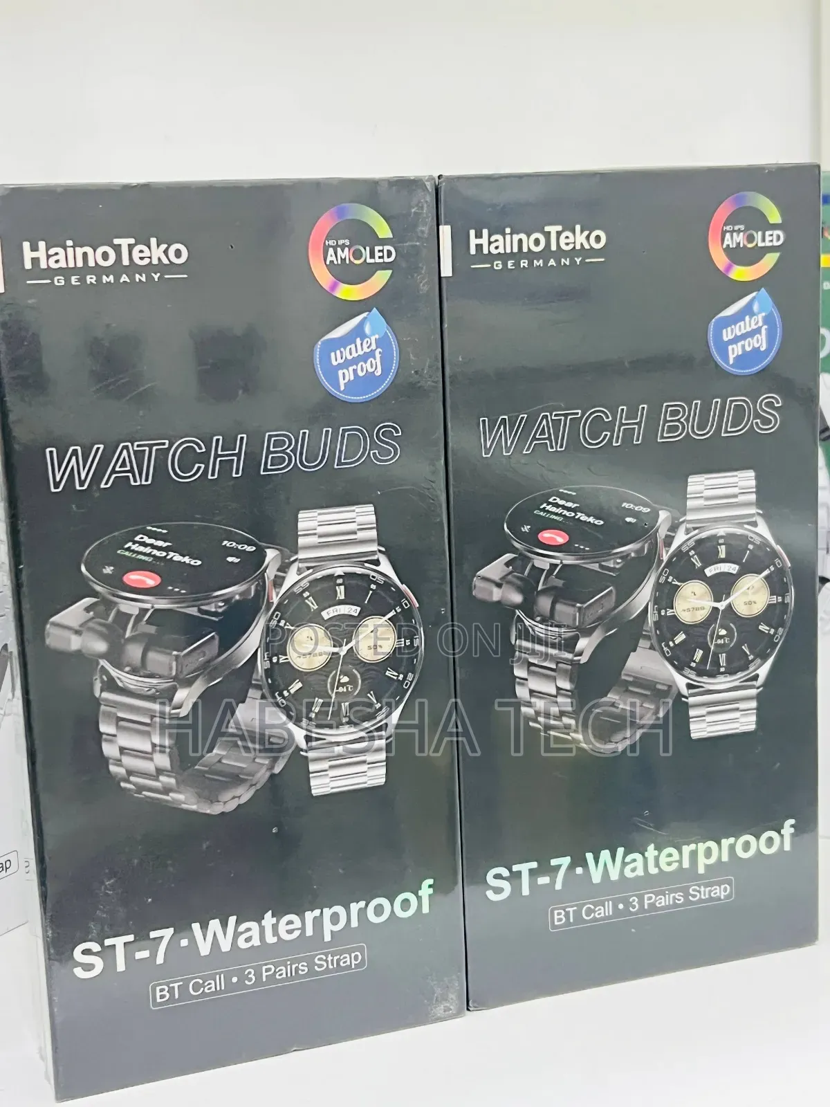 HainoTeko ST-7 Waterproof Smartwatch – Airpod Fusion