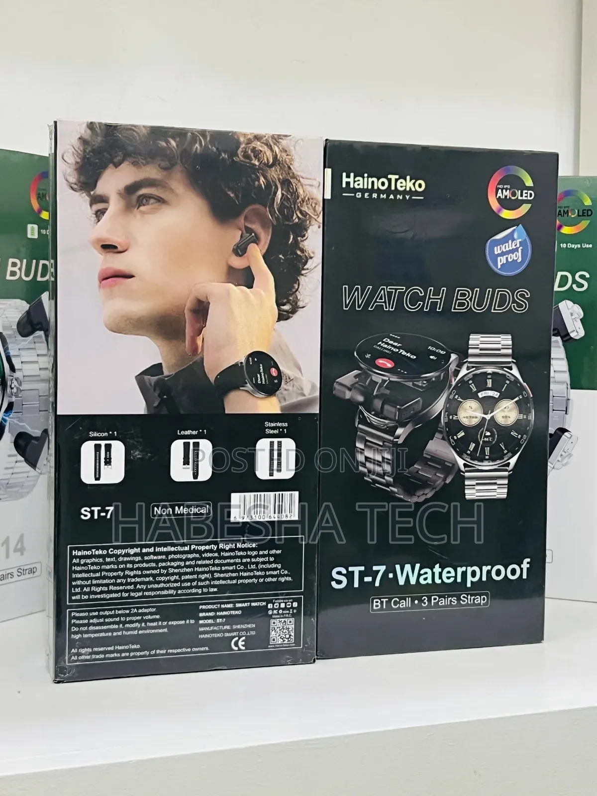 HainoTeko ST-7 AMOLED Watch – Airpod Audio Edition