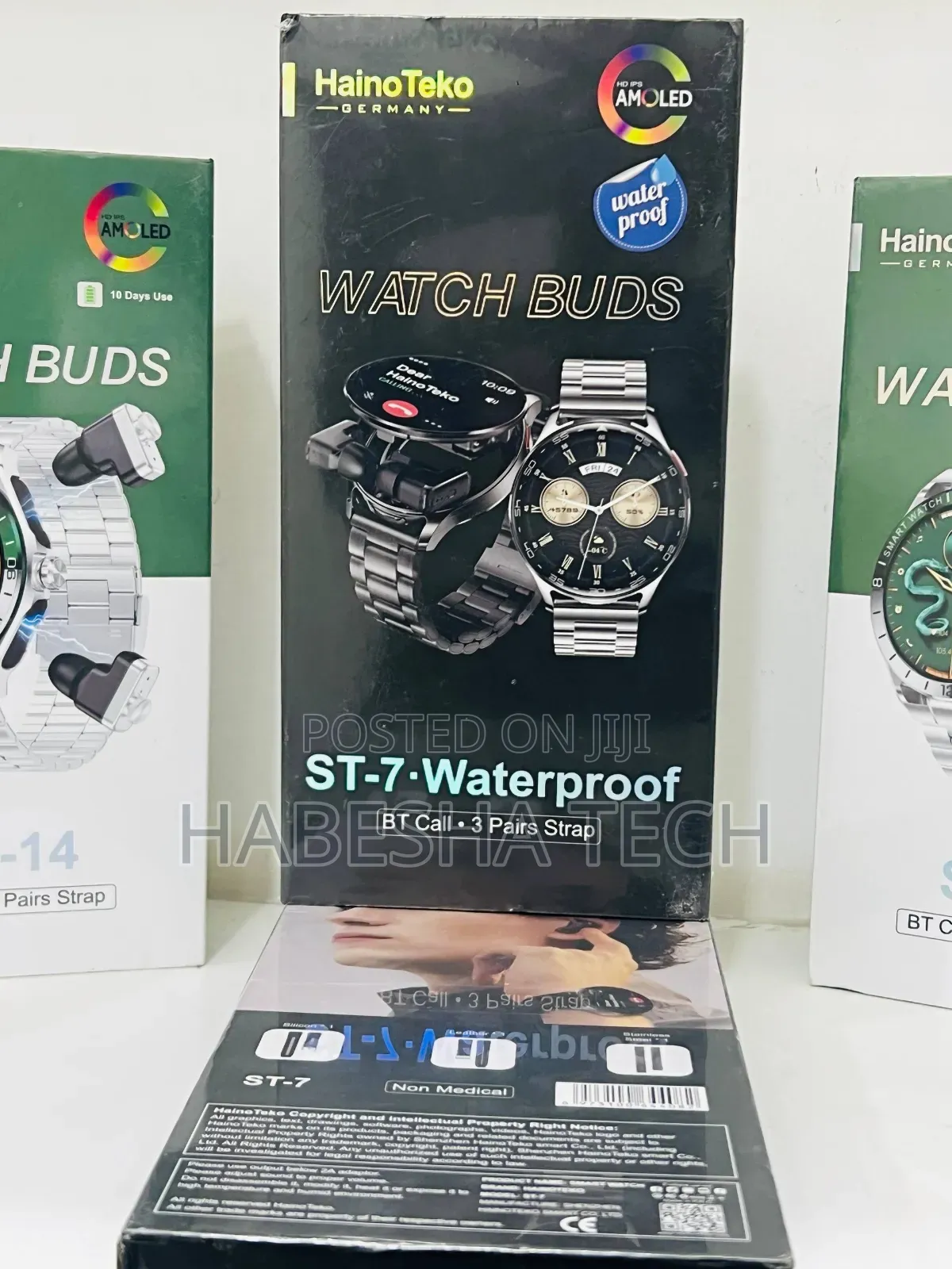 HainoTeko ST-7 AMOLED Watch – Airpod Audio Edition