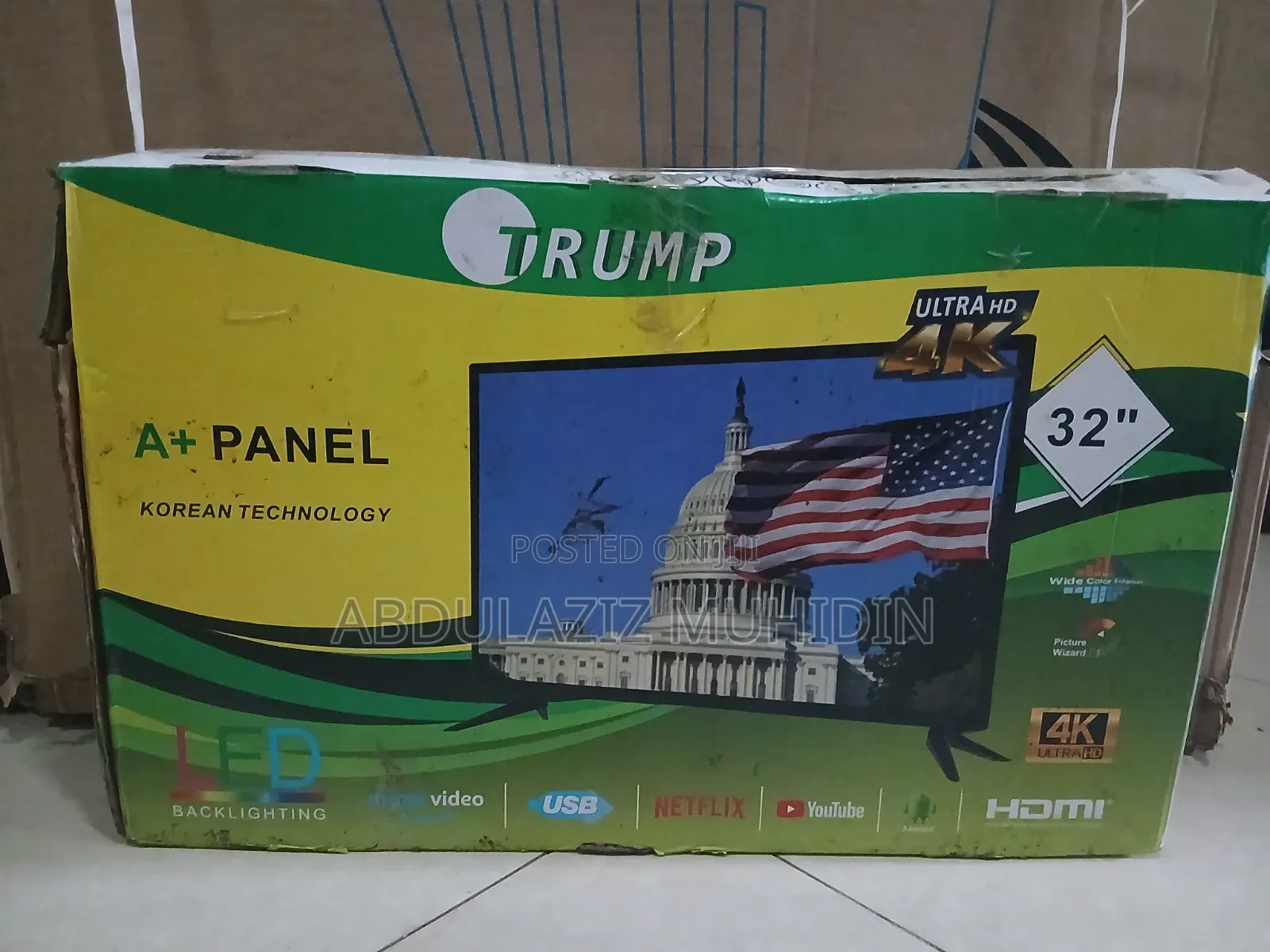 TRUMP 32 Inch Double Scrine Smart TV