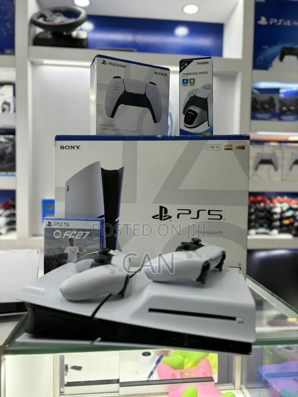 PlayStation 5 - Slim Disk - 1tb / ከነ ካርቶኑ /