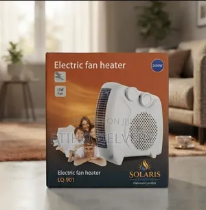 The Image Shows a Solaris Comfort LQ-901 Electric Fan Heater With a M