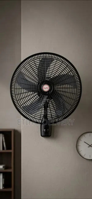 Aesthetic Shopping: This Black Pacific 18-Inch Wall Mount Fan Features
