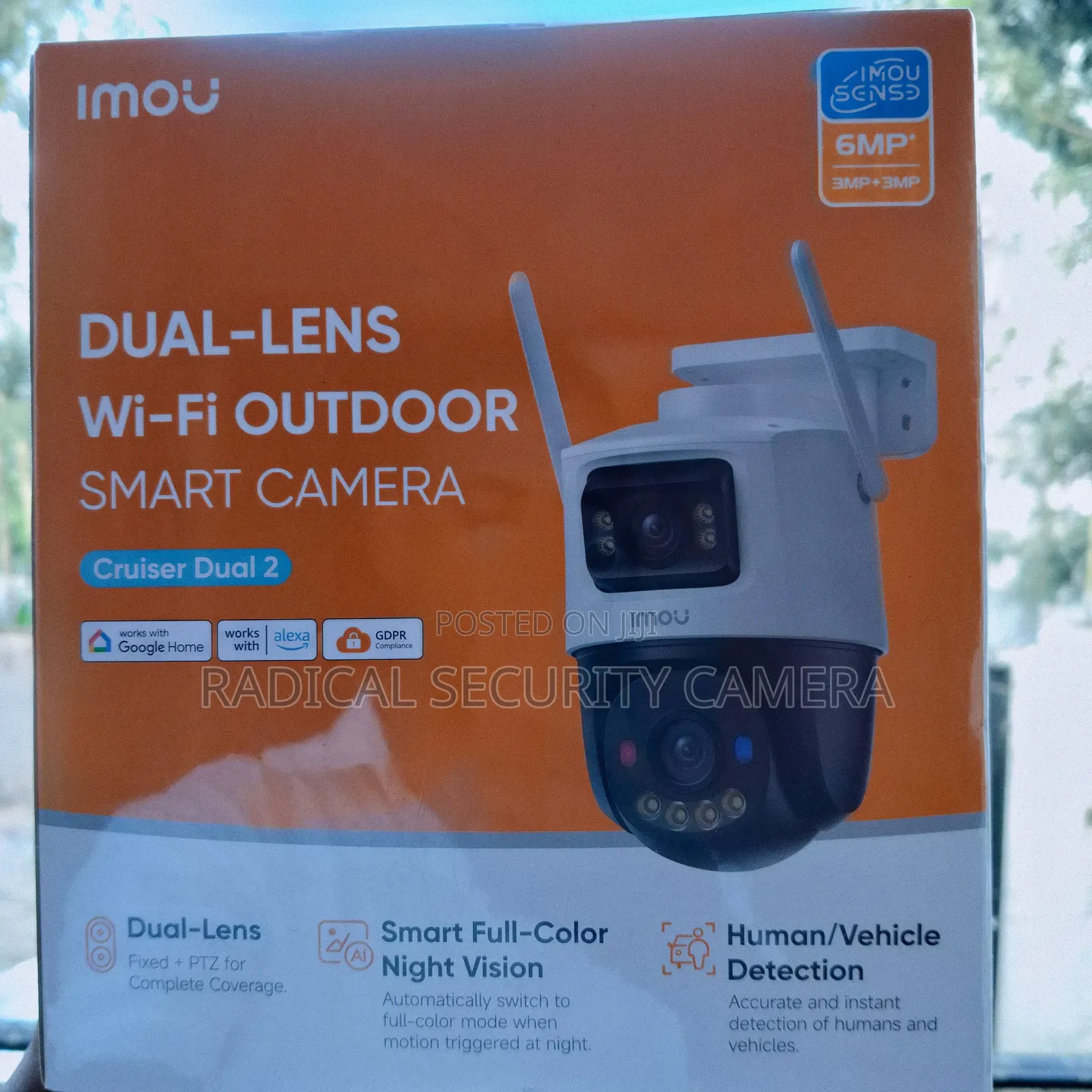 IMOU Cruiser Dual 2 6MP Double Lens WiFi CCTV Security Camera Outdoor