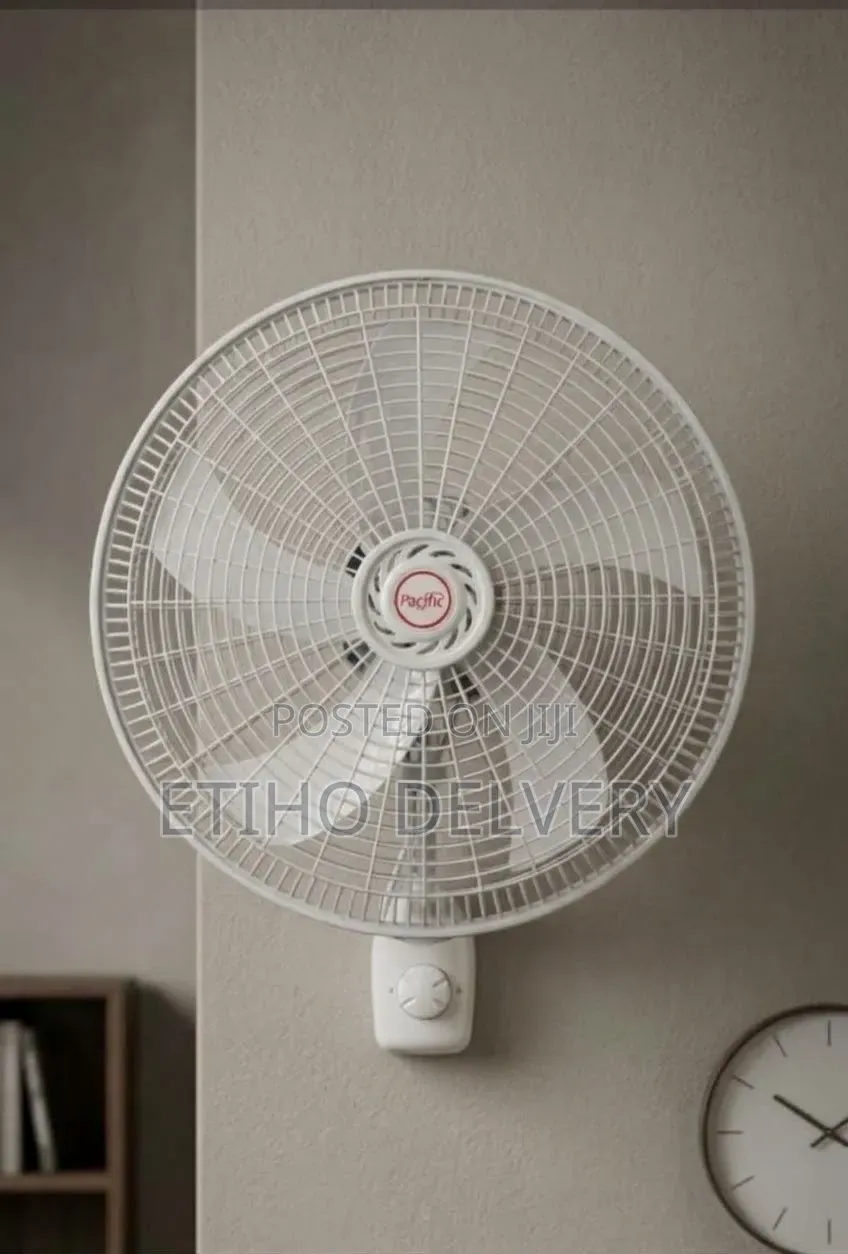 Aesthetic Shopping: This Black Pacific 18-Inch Wall Mount Fan Features