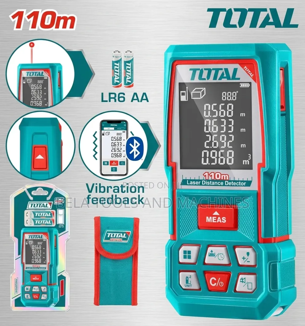 TOTAL Laser Distance Detector 110m – TMT510369