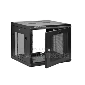 9U 19-Inch Wall-Mount Network Cabinet With 1U Shelf – Server Rack