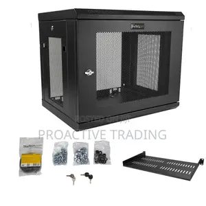 9U 19-Inch Wall-Mount Network Cabinet With 1U Shelf – Server Rack