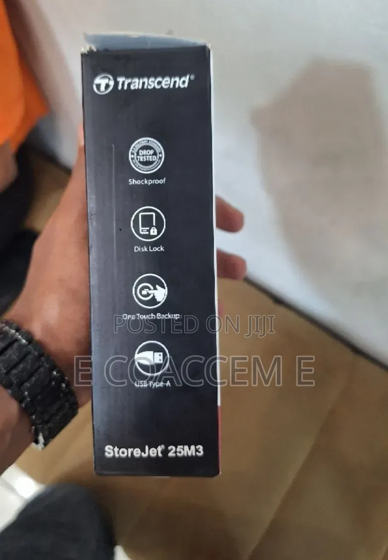 External Hard Disk Drive (HDD) 1TB Capacity of Stor